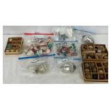 Early Glass Christmas Ornaments in Assorted Shapes