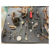 Early Tools, Including Clamps, Tongs, and Hand-forged Implements