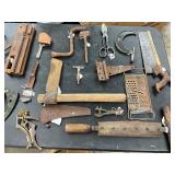 Early Hand Tools, Including Saws, Hammers, and Miscellaneous Implements