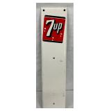 3×12 Metal 7 Up Advertising Sign with Red Logo