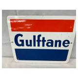 Gulftane Porcelain Pump Plate, 11 1/2 x 8 1/2 Inches