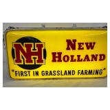 New Holland Dealer Double-Sided Illuminated Sign, 25 x 12 Inches