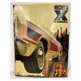 Michelin X Radial Metal Sign, 24in x 32in