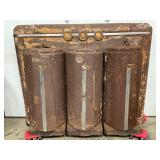 Rustic Industrial Three-Tank Metal Assembly, 70in x 57in