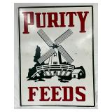Purity Feeds Single-Sided Metal Sign, 36 x 48 Inches