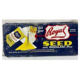 20in by 9in Metal Royal Brand Seed Advertising Thermometer