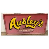 Ausley’s Chevelle Parts DS Wooden Sign, 50×25in. 