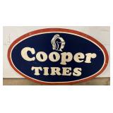 Cooper Tires Metal Sign, 48×30in. 