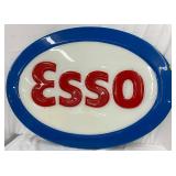 Esso Emb. Plastic Motor Oil Sign 