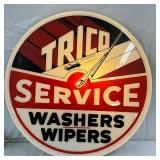 Trico Service Light-Up Sign with Early Plastic Face, 15in
