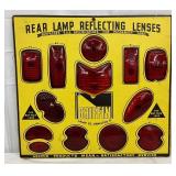 Griffin Lamp Co. Rear Lamp Reflecting Lenses Store Display, 17×16 Inches