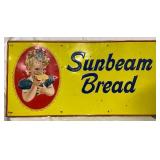  Emb Sunbeam Bread Metal Sign, 71 x 35 Inches