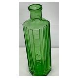 Hexagonal Glass Poison Bottle