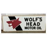 Wolfs Head Motor Oil Emb Plastic