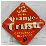 21-Inch Orange-Crush Sign w/ Crushy