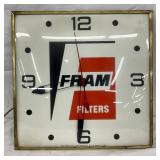 Fram Filters Advertising Clock