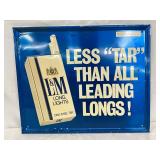 L&M Cigarette Embossed Sign