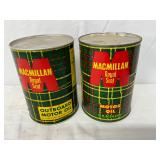 32-Ounce MacMillan Royal Scot Motor Oil and Outboard Motor Oil Cans