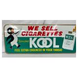30×12 Inch Metal Kool Cigarettes Advertising Sign