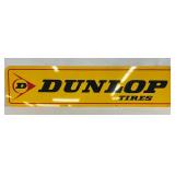 48×11.5-Inch Double-Sided Heavy Metal Dunlop Tires Advertising Sign