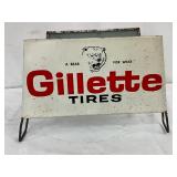 Double-Sided Gillette Tires and Atlas Tires Advertising Display Stand