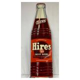 Embossed Hires Root Beer Die-Cut Metal Advertising Sign, 16 x 58 in.