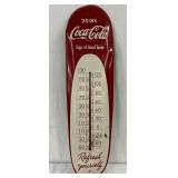Coca-Cola Metal Cigar Thermometer, 30×8 Inches