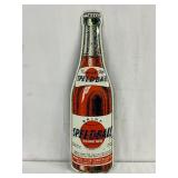 Speedball Orange Soda Metal Die-Cut Sign, 8×28 Inches