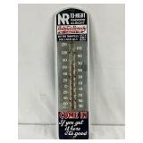 Porcelain Advertising Thermometer for Nature’s Remedy Tablets (NR), 7in x 27in