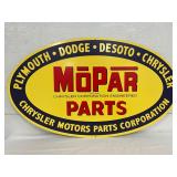 Contemporary Mopar Metal Sign, 31in x 18in