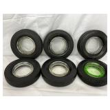 Six Early Tire Displays by BF Goodrich, Armstrong, and Others