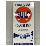Gulf Heavy Metal Single-Sided Sign, 14 1/2in x 30in