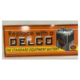 Contemporary DSP Delco Advertising Sign, 24 x 10 Inches