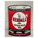 SSP Kendall 2000 Mile Oil Sign, 8in x 11in