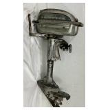 Evinrude Outboard Boat Motor with Metal Housing