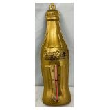 Coca Cola Emb Bottle Thermometer, 2 1/2 x 8 Inches