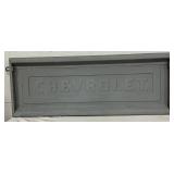 Chevrolet Embossed Metal Tailgate, 51 x 19 Inches