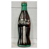 Die-Cut Coca-Cola Bottle Thermometer, 8 x 29 Inches