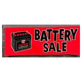 Phillips 66 Trop-Artic Battery Sale Banner, 91×34 Inches