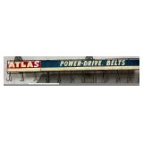 Atlas Metal Power-Drive Belts Display Rack, 41in x 6in