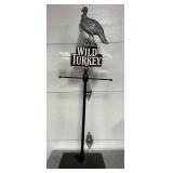 Wild Turkey Weather Vane Display, 20 in x 57 in