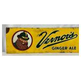 Vernor’s Ginger Ale Sign, 18in x 6in