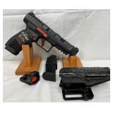 Canik SFX Rival 9mm Pistol with Vent Slide, Red Dot, MOS Mount, and Accessories