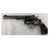 Smith & Wesson K-22 Revolver 22 LR with 6-Inch Barrel and Wood Presentation Case