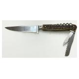 Henley & Co. Germany Multi-Blade Folding Knife with Stag Handle Henley & Co. Germany Multi-Blade Folding Knife with Stag Handle