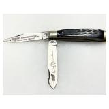 Vietnam Commemorative Folding Pocket Knife with Jigged Handle Vietnam Commemorative Folding Pocket Knife with Jigged Handle