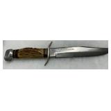 Original Bowie Knife with Stag Handle and Germany Maker’s Mark Original Bowie Knife with Stag Handle and Germany Maker’s Mark