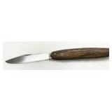 Wood Handle Folding Pocket Knife, Steel Blade Wood Handle Folding Pocket Knife, Steel Blade
