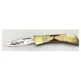 Case XX Hammerhead Folding Knife with Stag Handle and Brass Bolsters Case XX Hammerhead Folding Knife with Stag Handle and Brass Bolsters