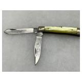 John Deere Collector’s Edition 1 of 1000 Two-Blade Folding Knife with Brass Bolsters and Yellow Hand John Deere Collector’s Edition 1 of 1000 Two-Blade Folding Knife with Brass Bolsters and Yellow Hand